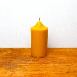 Vela decorativa luz de miel grande