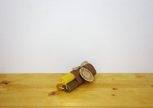 Velas de meditación – Cera floral, miel y olivo