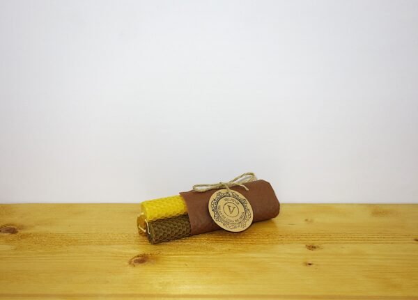 Velas de meditación – Cera floral, miel y olivo